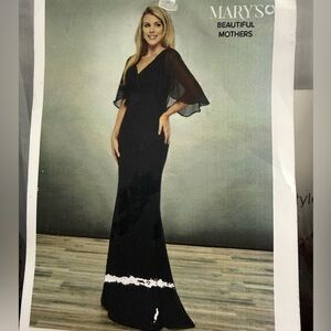 Mary's Bridal Black Formal Dress